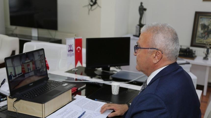 Başkan Atay, CHP lideri Kemal Kılı&ccedil;daroğlu ile g&ouml;r&uuml;şt&uuml;