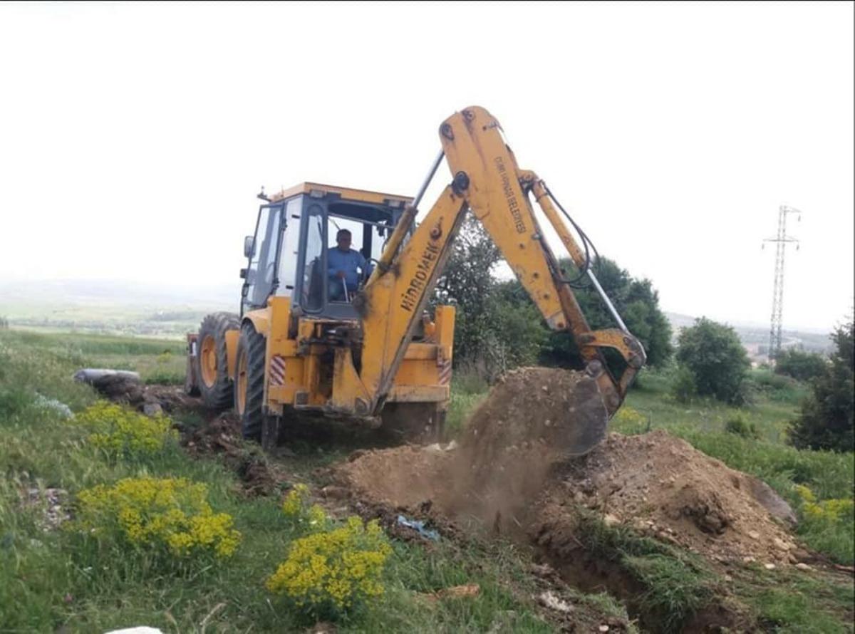 Dumlupınar&rsquo;da su deposu yapım &ccedil;alışmaları