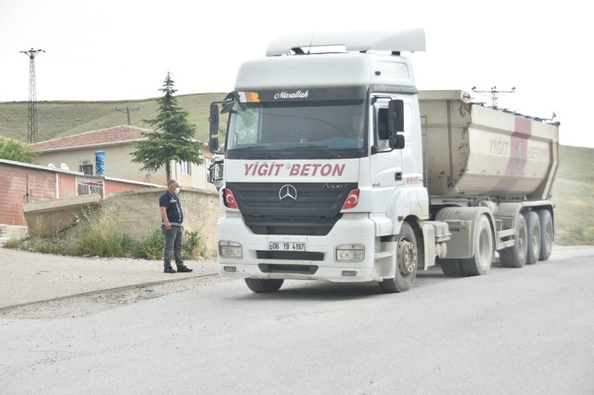 Kamyonlar sıkı denetimde