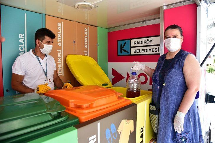 Mobil Atık Aracı Kadıköy yollarında G3