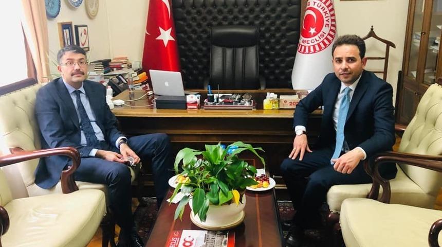 Vali Ali Çelik, Milletvekili Gazel’i TBMM’deki makamında ziyaret etti
