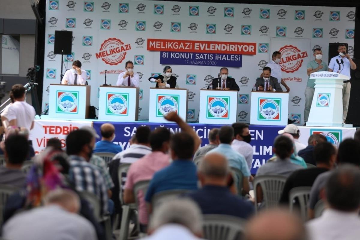 Melikgazi&rsquo;nin daire satışına yoğun ilgi