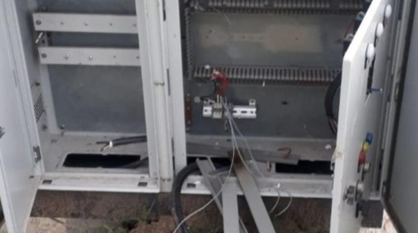 Çarşamba’da elektrik panosu hırsızlığı