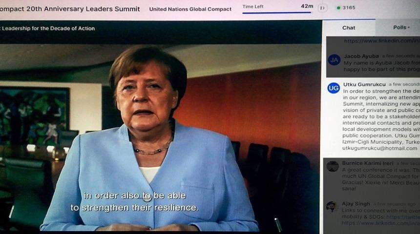 Başkan Gümrükçü, Birleşmiş Milletler 2020 Liderler Zirvesine katıldı