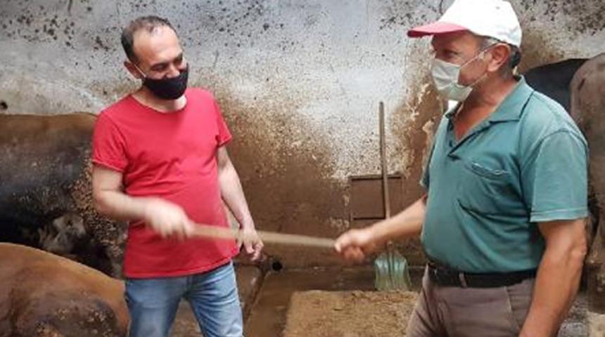 Kurban alışverişinde gelenek sona erdi! Değnek ile pazarlık yaptılar