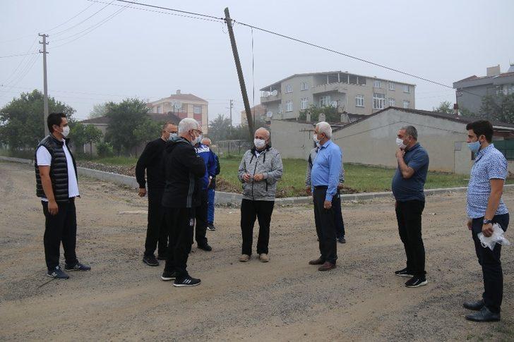 Başkanlar Yüksel ve Albayrak asfaltlanan yolları inceledi G3