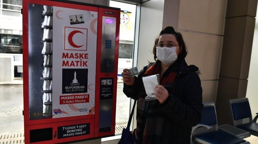 5&rsquo;li maske paketi Maskematiklerden İzmirim Kart ile 3,56 TL&rsquo;ye alınabilecek