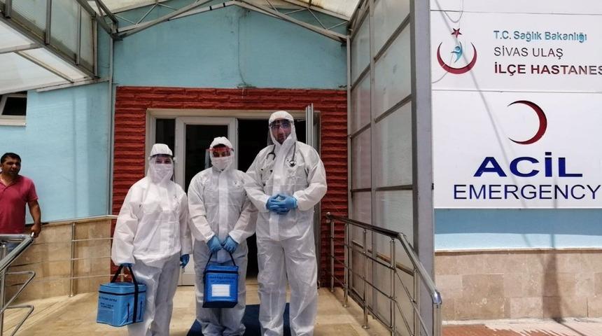 Ulaş&rsquo;ta Covid-19 toplum taraması başladı