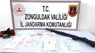 Zonguldak'ta tefecilik operasyonunda 4 kişi gözaltına alındı