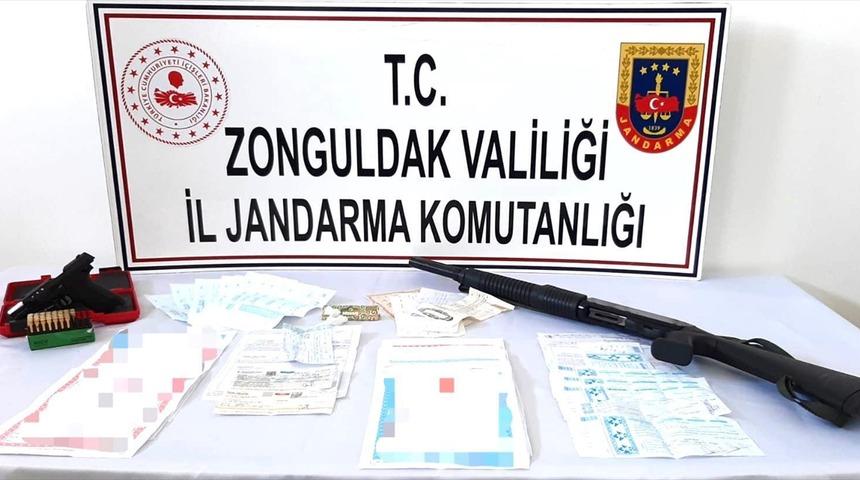 Zonguldak'ta tefecilik operasyonunda 4 kişi gözaltına alındı