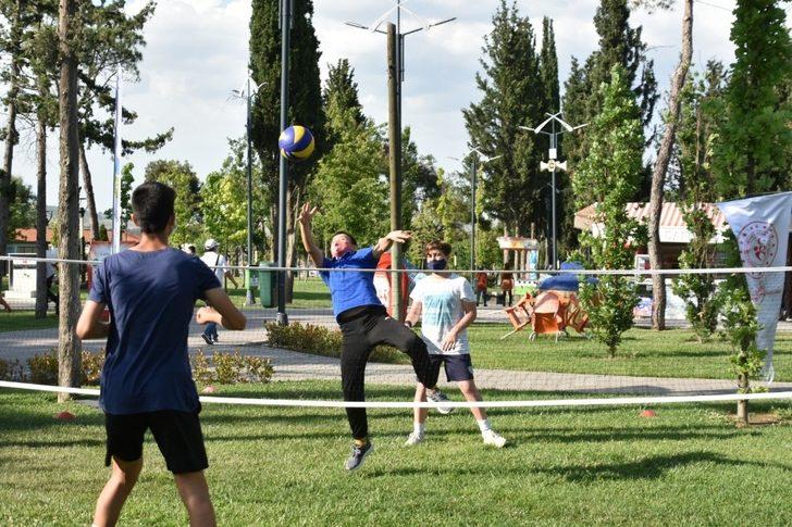 Aileler çocukları ile birlikte spor yaptılar G2