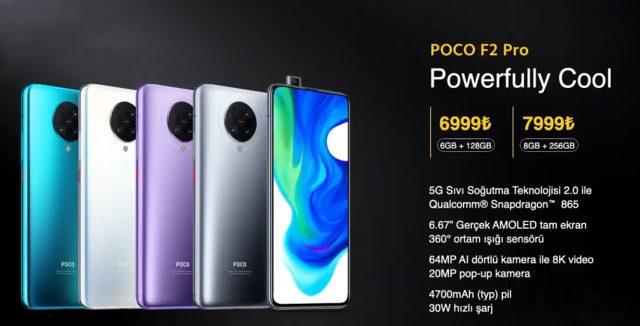 Poco F2 Pro fiyatı