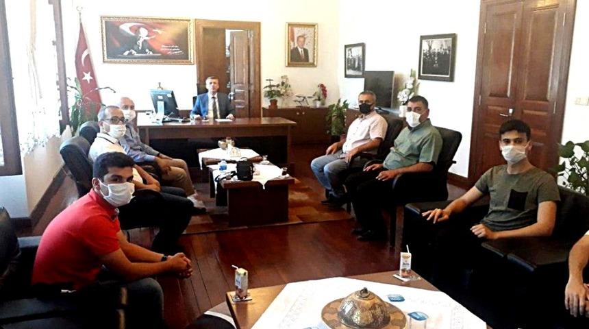 Edremit&rsquo;te anlamlı ziyaret