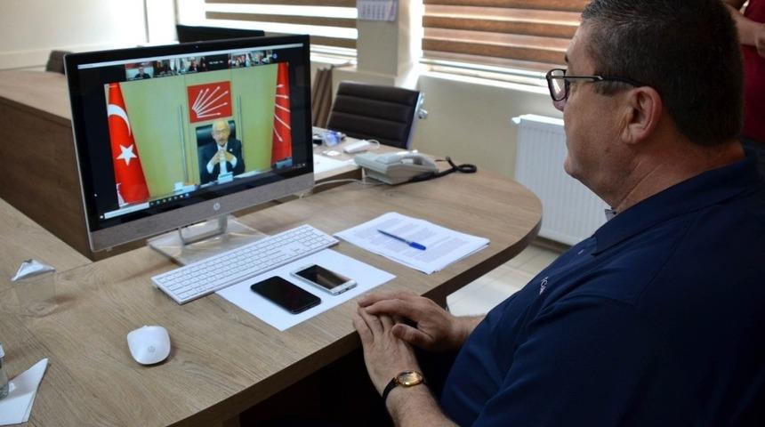 Nuri Tekin, CHP lideri Kemal Kılı&ccedil;daroğlu ile g&ouml;r&uuml;şt&uuml;