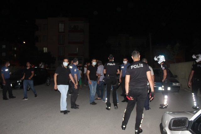 İki grup arasındaki kavgaya polis müdahale etti