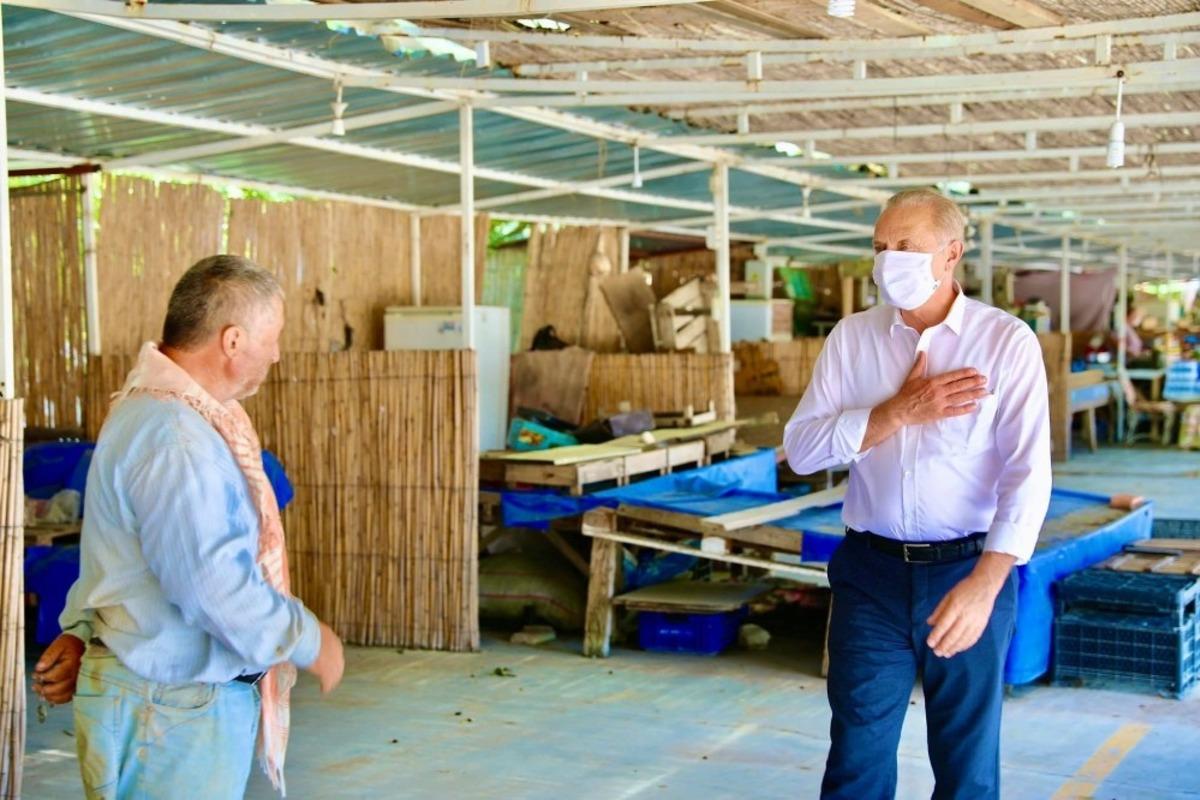 Başkan Atabay; &ldquo;&Uuml;retimin ve &uuml;reticimizin daima yanındayız&rdquo;