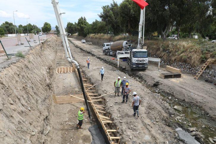 Söke Çayı Islahı’nda ilk beton atma işlemi gerçekleşti G3