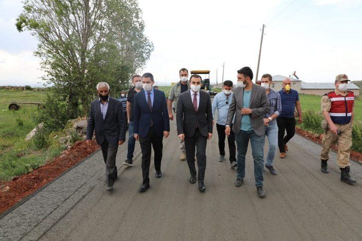 Kars’ta köylere beton yol yapılıyor G1