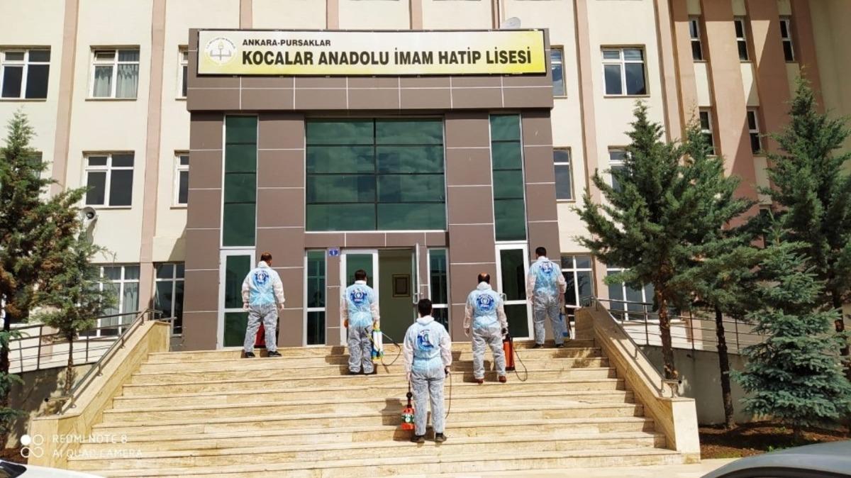 Pursaklar&rsquo;da okullar sınava hazır