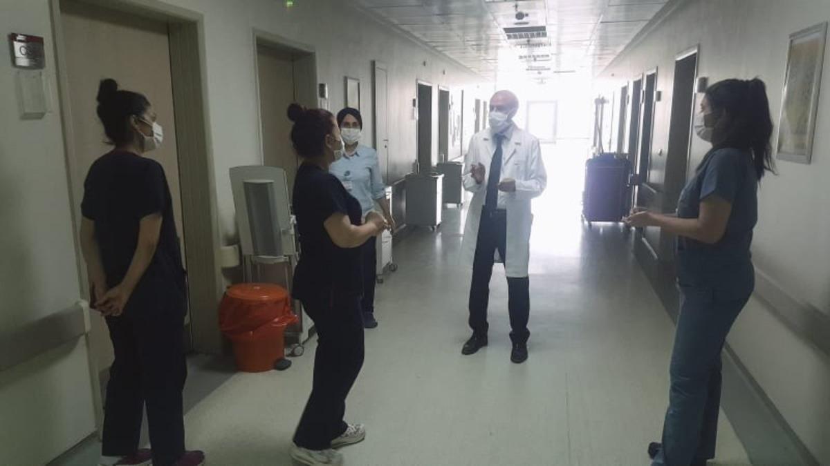 Ergani Devlet Hastanesinde korona vir&uuml;s &ouml;nlemleri
