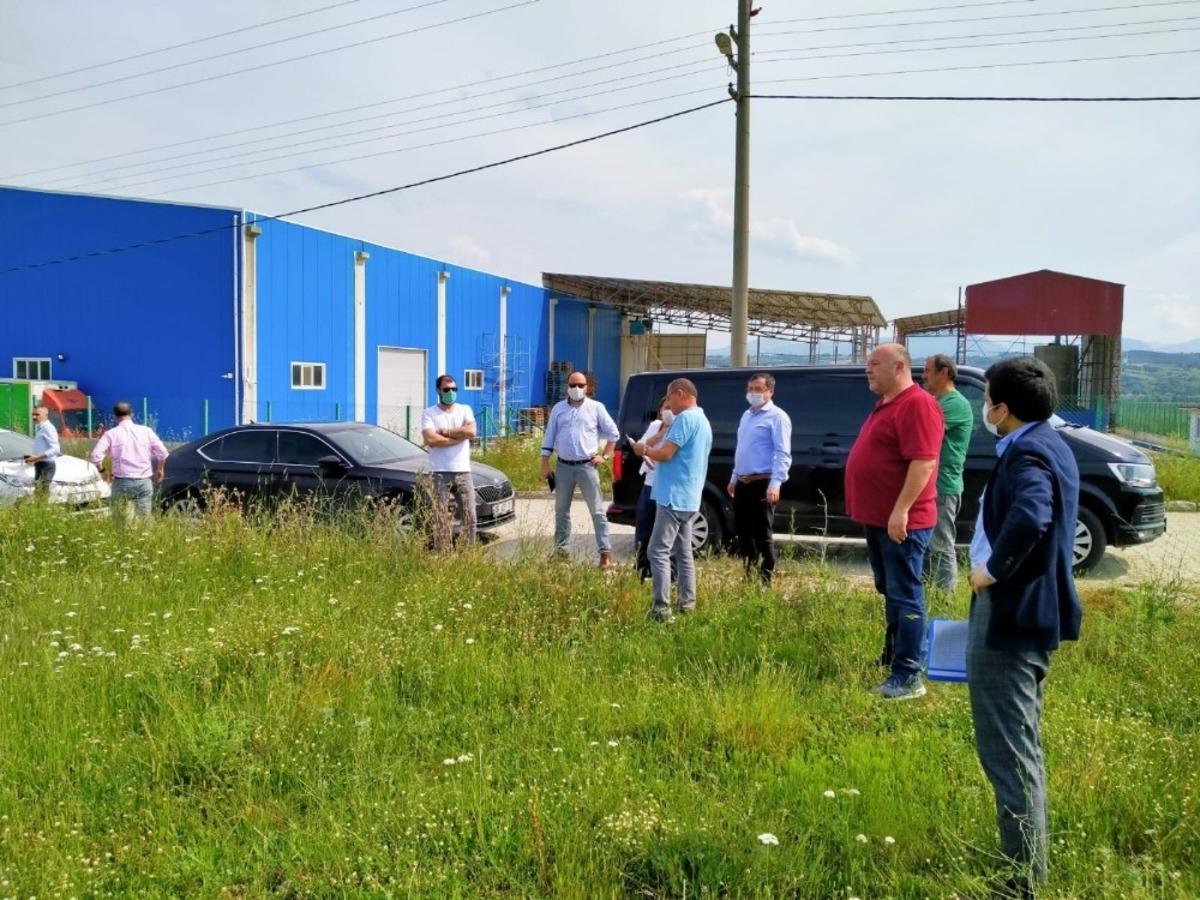 Dev projenin inşaat ihalesi &ouml;ncesinde, proje sahasında inceleme