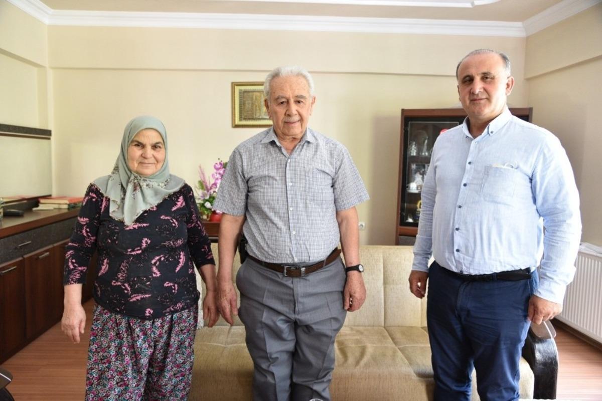 Başkan Kaya&rsquo;dan şehit babalarına Babalar G&uuml;n&uuml; ziyareti