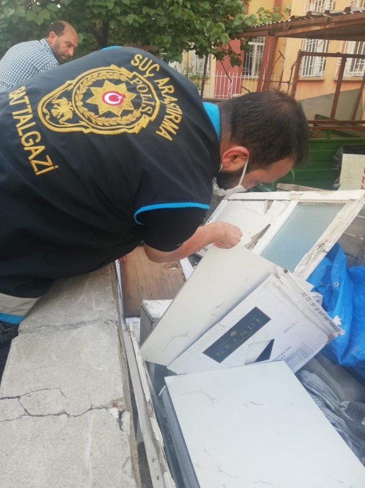 Çaldığı inşaat malzemelerini evinde kullanmış G3