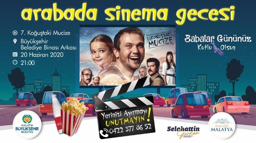 Malatya B&uuml;y&uuml;kşehir&rsquo;den otomobil sineması