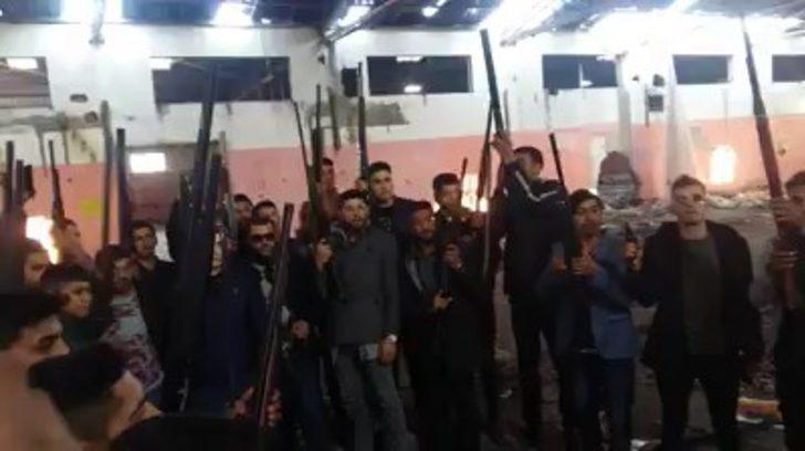 Pompalı tüfeklerle video çekip, paylaşan 20 kişiye gözaltı G4