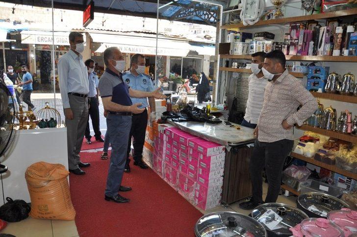 Cizre’de maske ve sosyal mesafe denetimi G5