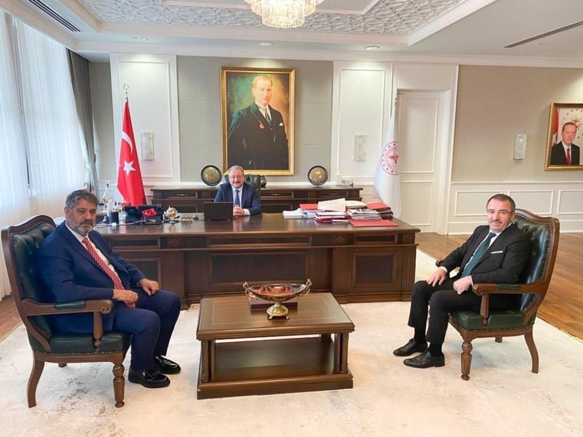 Rekt&ouml;r Polat&rsquo;tan, Sağlık Bakanlığı&rsquo;na ziyaret
