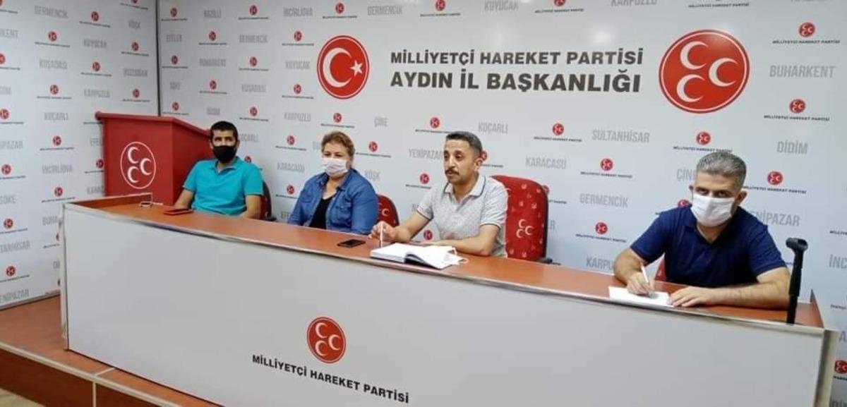 MHP Efeler İl&ccedil;e Teşkilatı 3 ay aradan sonra tekrar toplandı