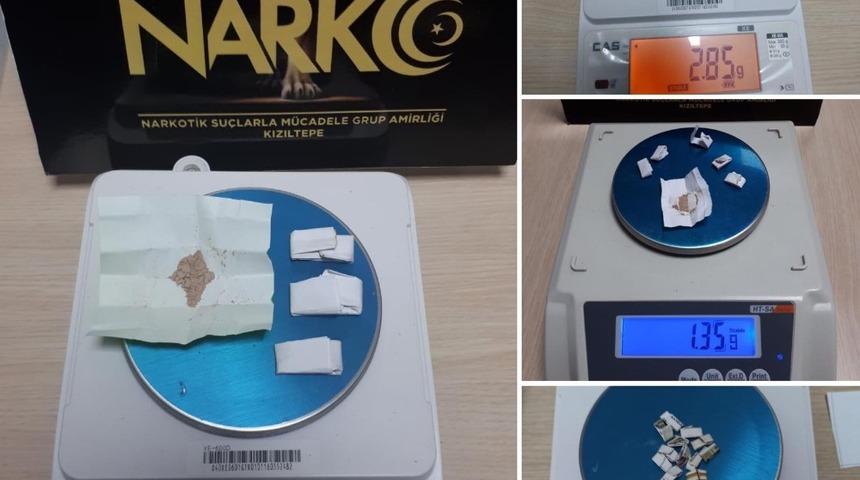 Mardin’deki uyuşturucu operasyonunda 6 şüpheli şahıs tutuklandı