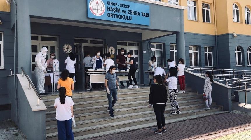 Korona vir&uuml;s g&ouml;lgesinde sınav