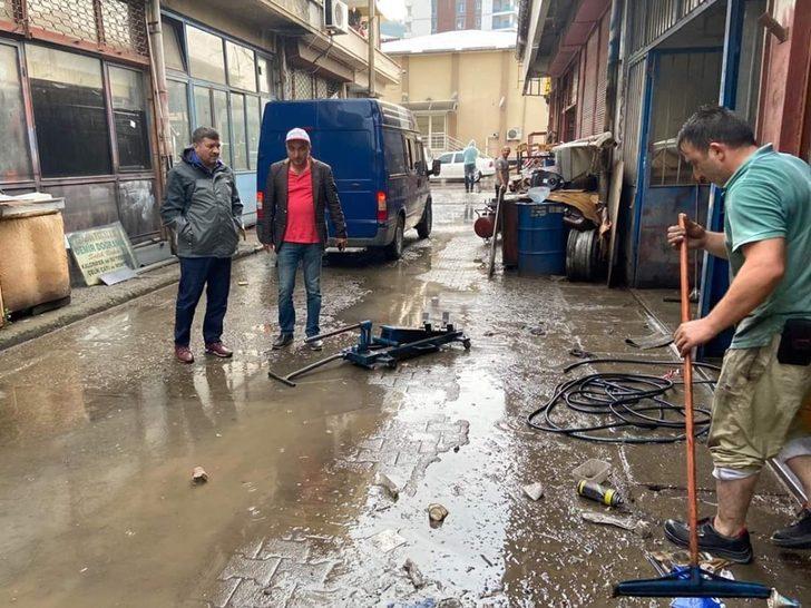 Giresun Belediyesi şiddetli yağışın ardından harekete geçti G1