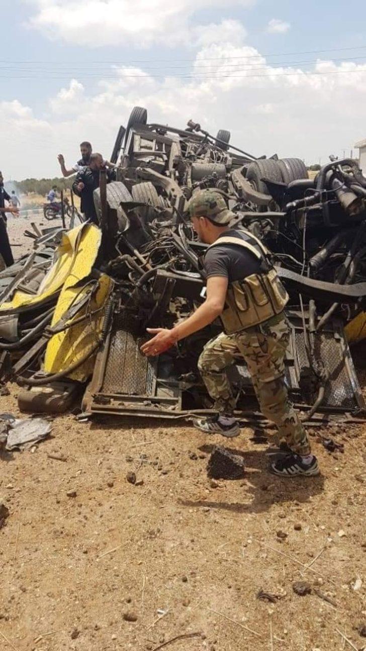 Esad rejimi askerlerini taşıyan otobüsün geçişi sırasında patlama: 3 ölü, 16 yaralı G2