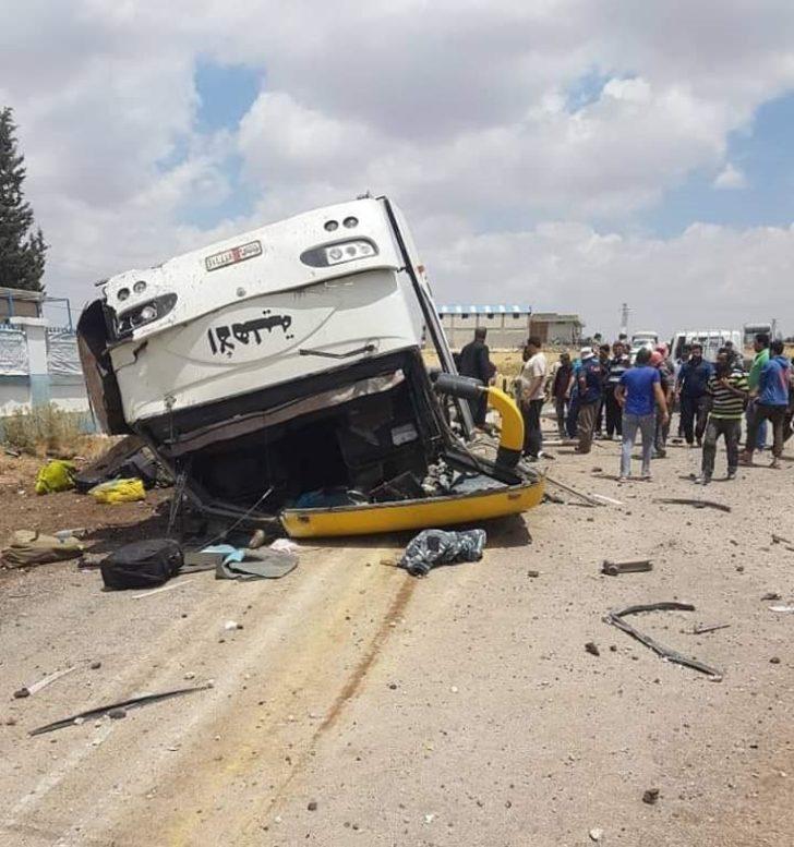 Esad rejimi askerlerini taşıyan otobüsün geçişi sırasında patlama: 3 ölü, 16 yaralı G3