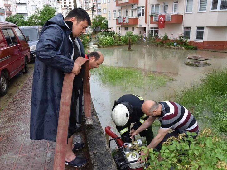 Giresun Belediyesi şiddetli yağışın ardından harekete geçti G5