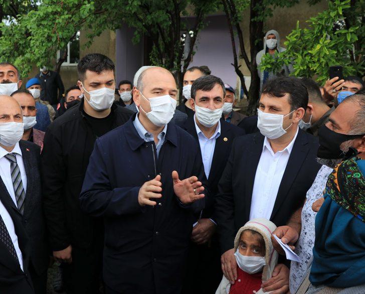 İçişleri Bakanı Soylu, depremden etkilenen Erzurum'un Çat ilçesini ziyaret etti: G3