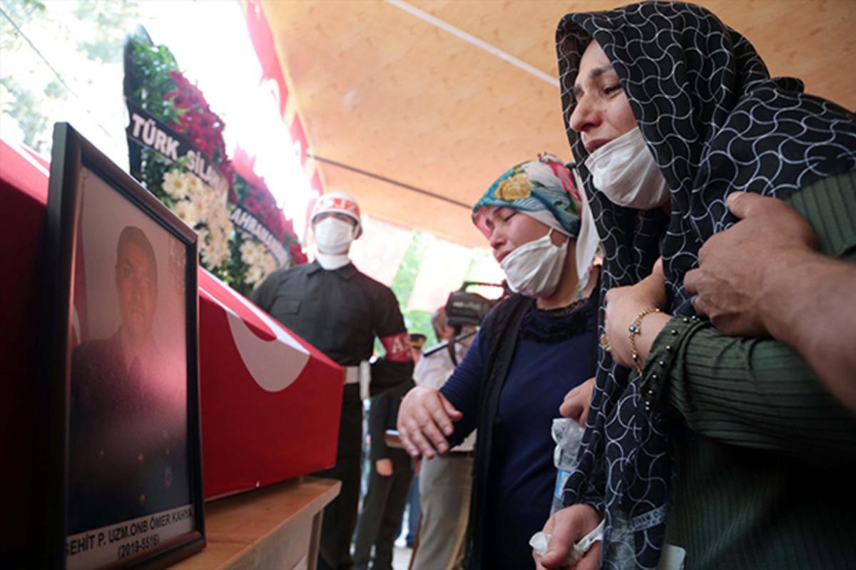 Şehit Piyade Uzman Onbaşı &Ouml;mer Kahya son yolculuğuna uğurlandı