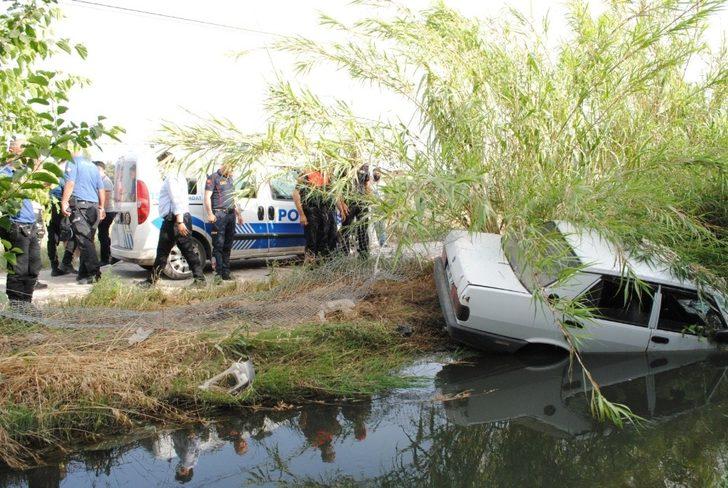 Polisten kaçtı, kanala uçtu G1