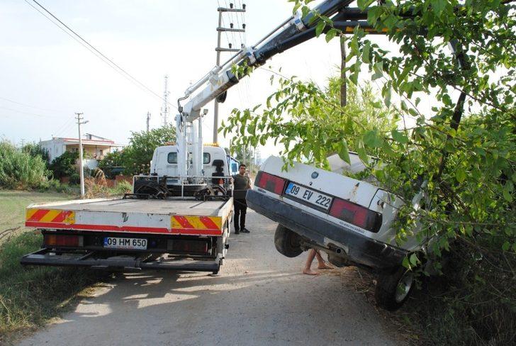 Polisten kaçtı, kanala uçtu G4