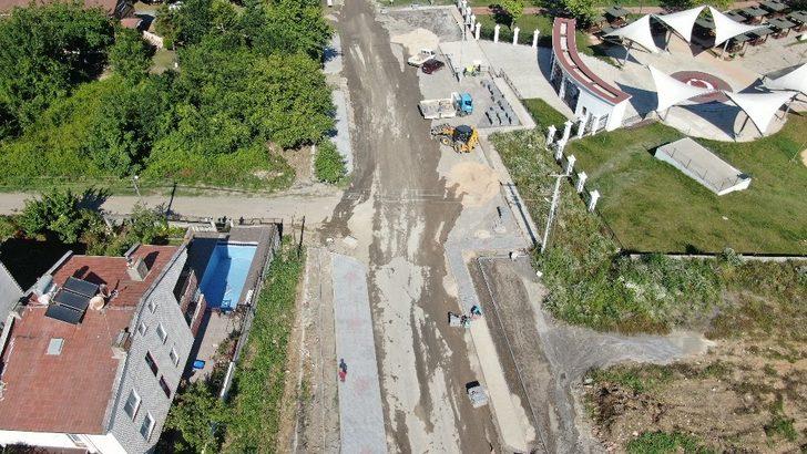 Tarihi kalenin yolunda yenileme çalışması G2