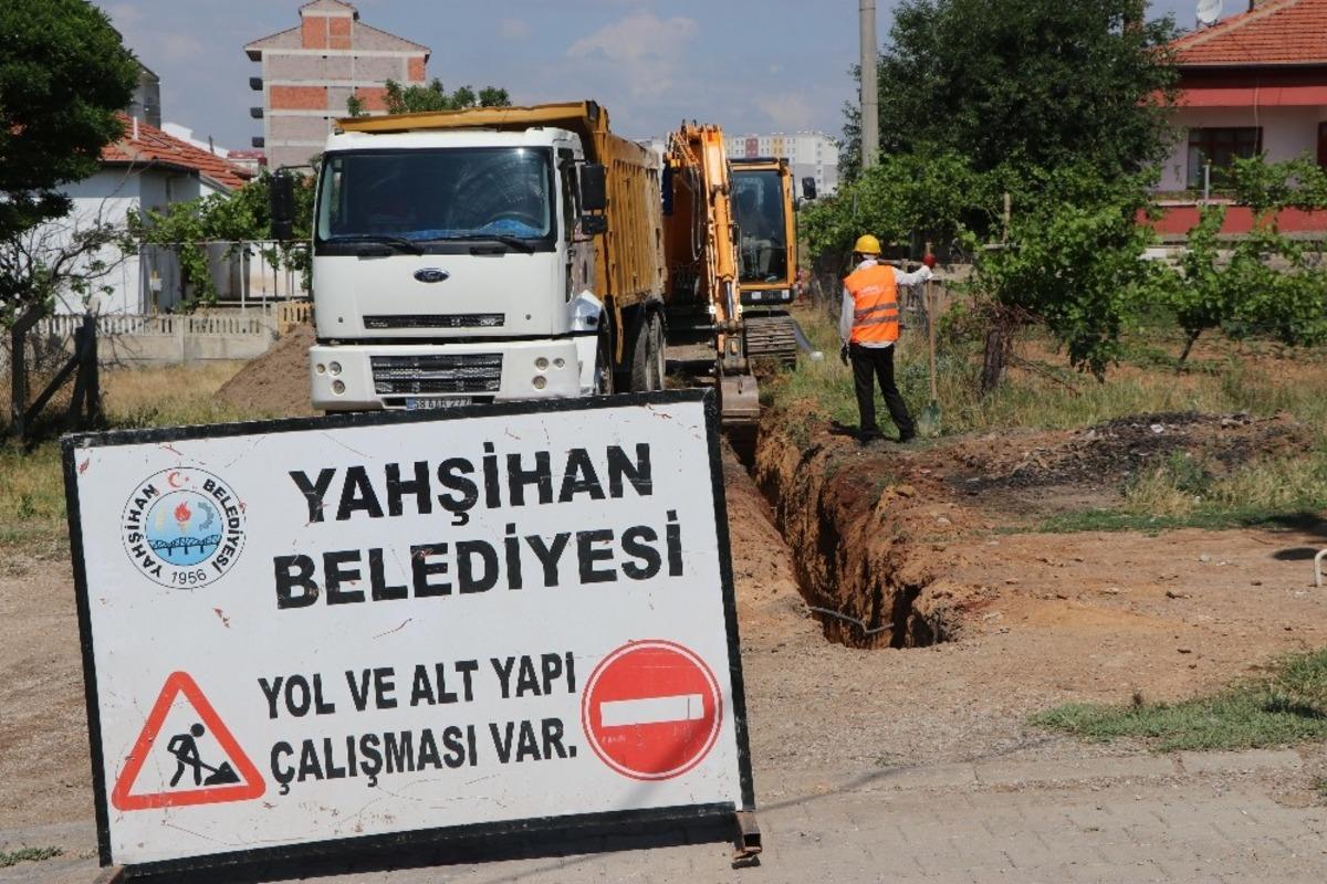 Yahşihan&rsquo;ın alt yapısı baştan sona yenileniyor