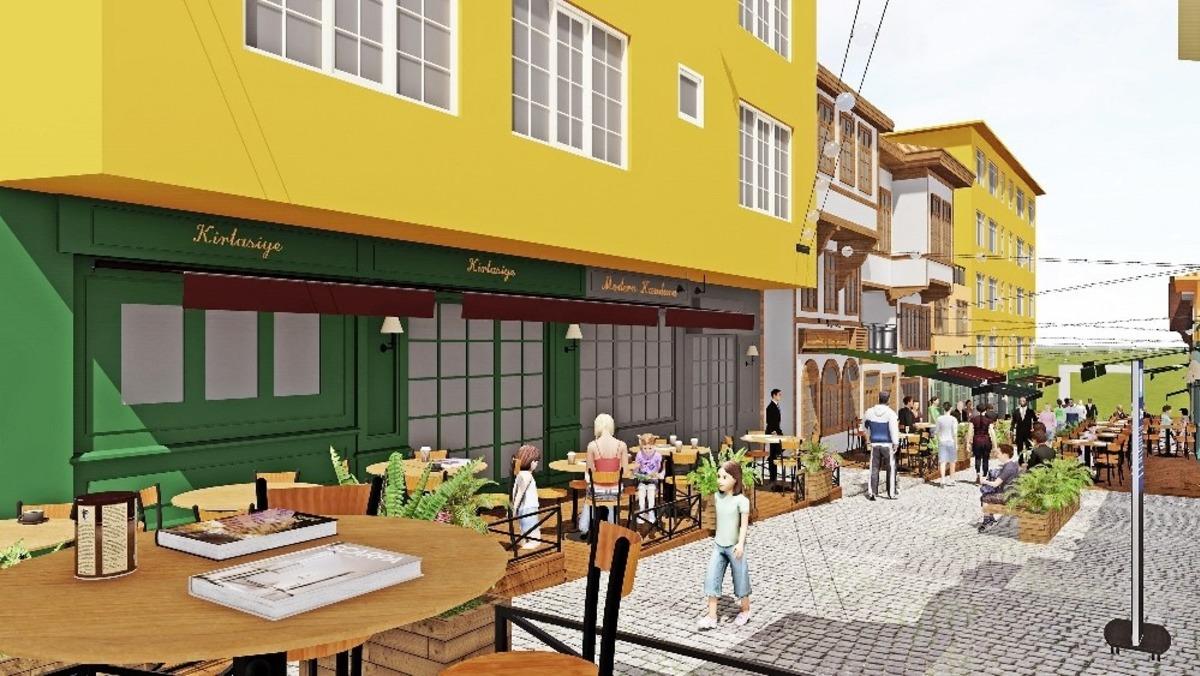 Yıldırım&rsquo;da Kafeler Sokağı&rsquo;nın &ccedil;ehresi değişiyor