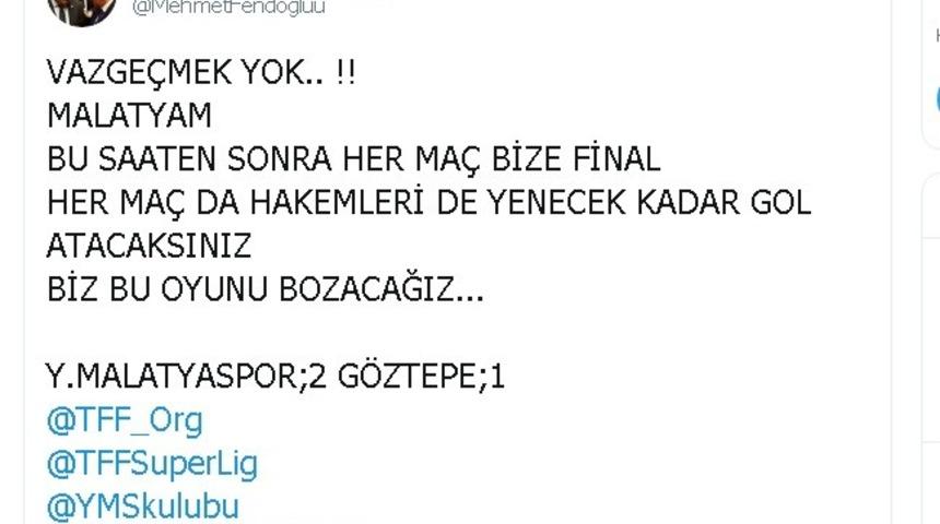 Milletvekili Fendoğlu&rsquo;ndan galibiyet sevinci