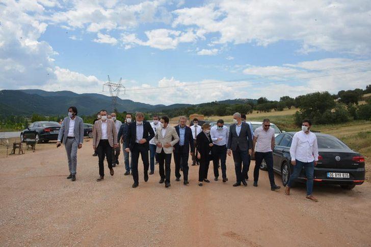 Simav-Abide arasında yol çalışması G4