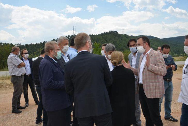 Simav-Abide arasında yol çalışması G5