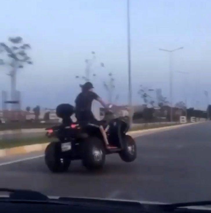 ATV ile kara yolunda pes dedirten hareketler G4