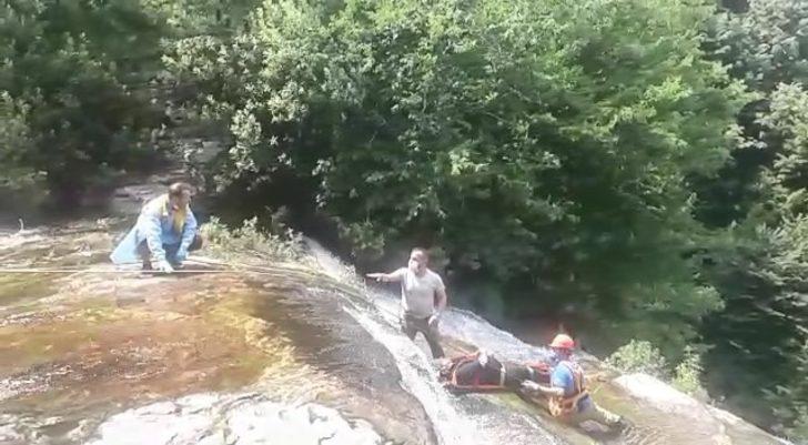 Suuçtu Şelalesi’nde nefes kesen kurtarma operasyonu G2